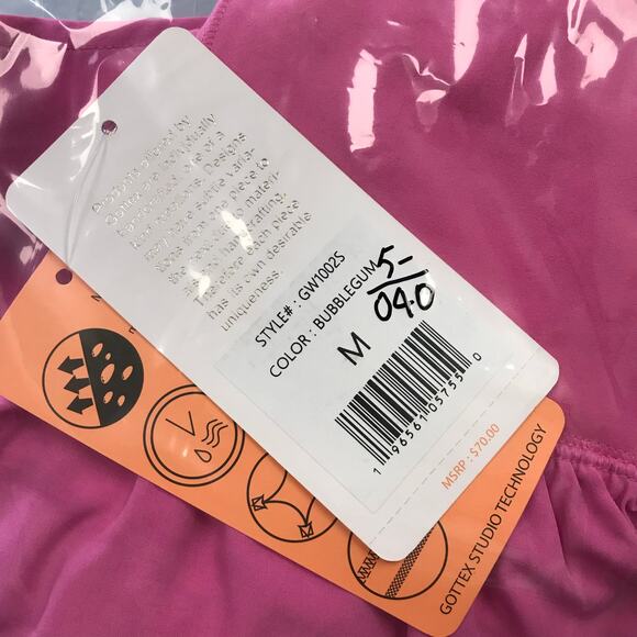 New X by Gottex pink mini skirt lined in pink size M - Picture 12 of 12